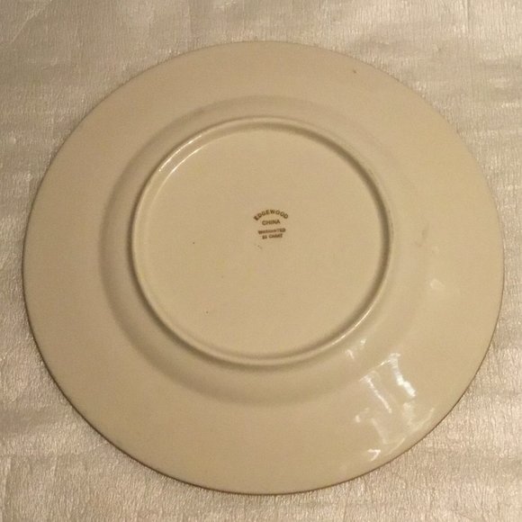 Very lovely & antique Edgewood China 22 karat gold decorative plate - Picture 7 of 8